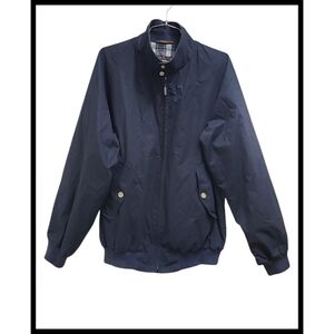 Mackintosh Scotland Men's Tartan Plaid Lined Zip Bomber Style Jacket Blue Large